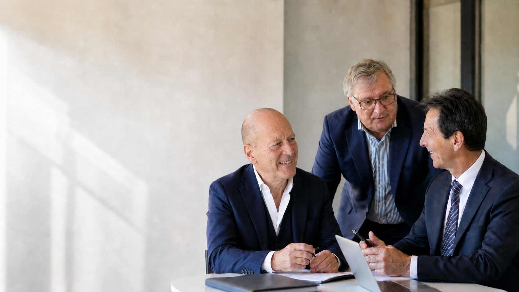 Tre professionisti del Club InnovInvest in conversazione